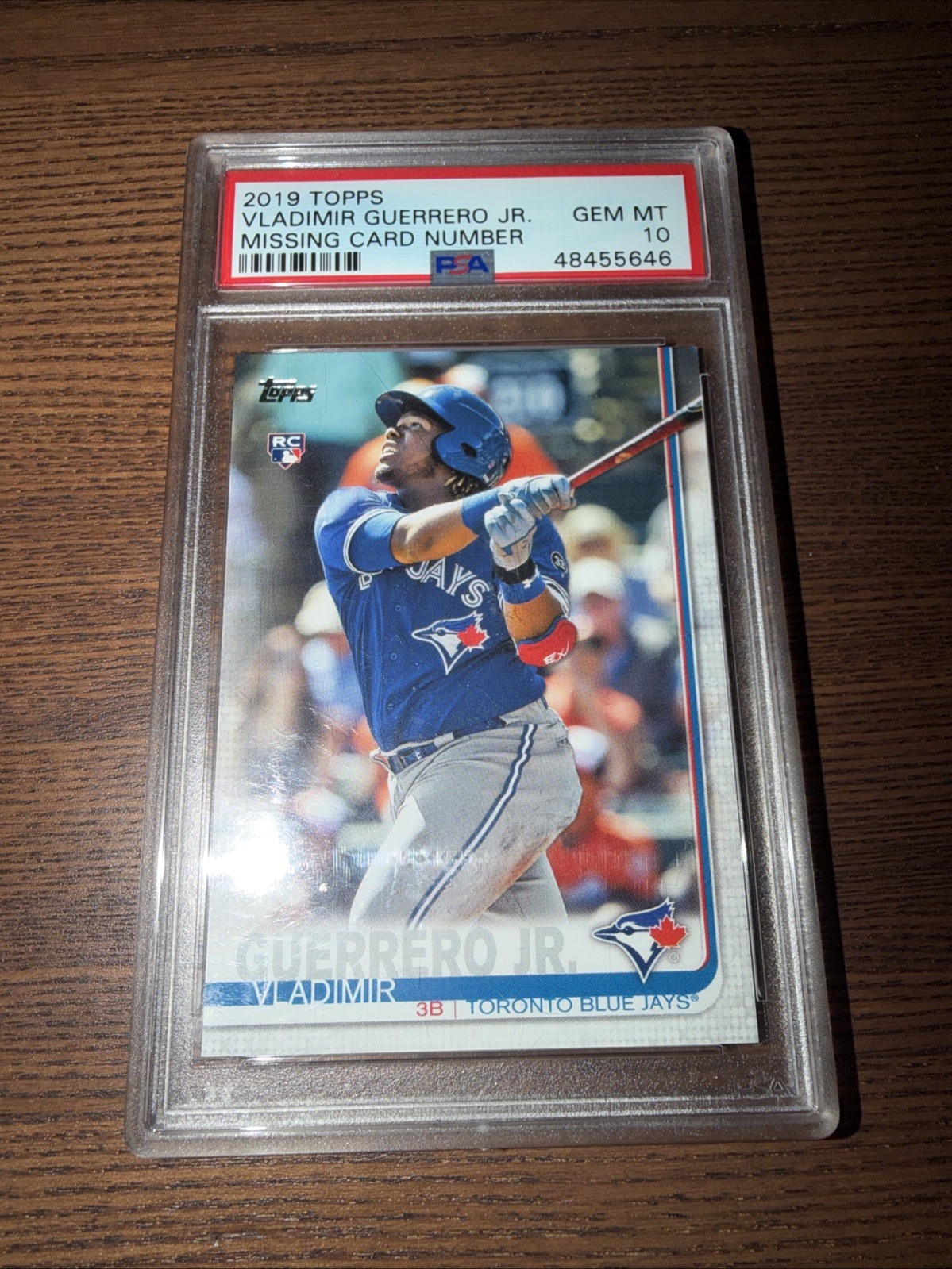 2019 Topps Blue Jays Vladimir Guerrero Jr. SP Rookie Card #NNO PSA 10 GEM