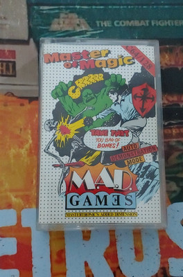 Master of Magic (1988) Commodore 64 (Tape, Manual, Box) works 8-bit C64