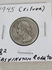 1945 P Washington Quarter VG+/F Condition 90% Silver-Better Date # 82