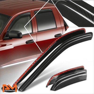 Smoke Window Wind Rain Visors Vent Guard 05-10 Dakota Extended Cab Smoke Window Wind Rain Visors Vent Guard 05-10 Dakota Extended Cab