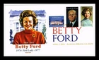 US COVER BETTY FORD FIRST LADY & PRESIDENT GERALD FORD FDC COMBO PANDA CACHET