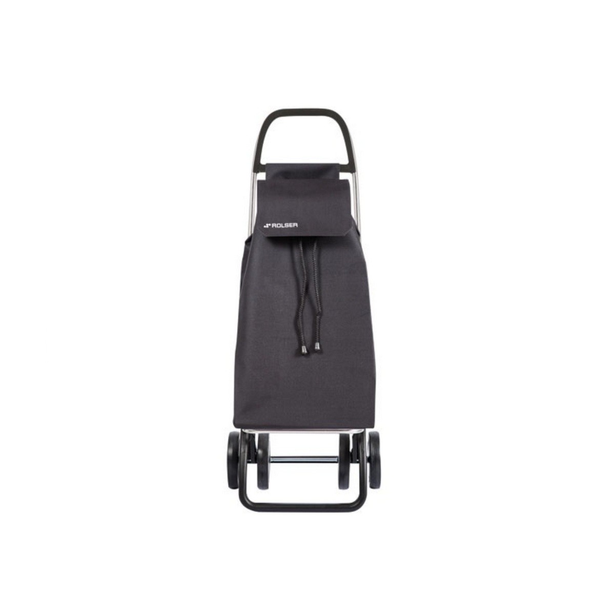 Chariot de course 4 roues Rolser noir SAQ056 avec sac imperméable 43L