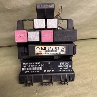 94-99 MERCEDES W140 S-CLASS HEADLIGHT BLINKER HAZARD FUSE RELAY BOX MODULE OEM