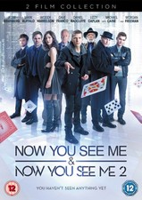 Now You See Me/Now You See Me 2 DVD Jesse Eisenberg Lizzy Caplan UK IMPORT 