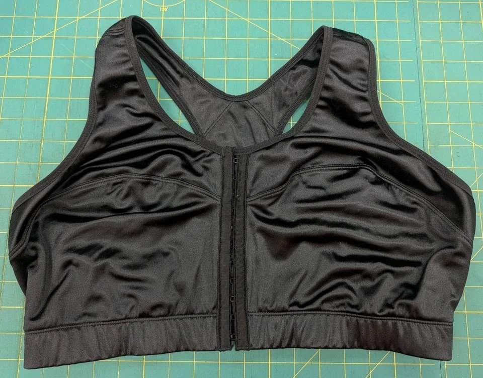 Sujetador deportivo Enell negro talla 6 alto impacto inalámbrico espalda corredor busto 50-54 Foto 2 de 4