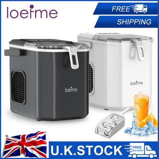 Ice Maker Machine Countertop 12KG/24h Self-Cleaning for Kitchen Office Bar Party