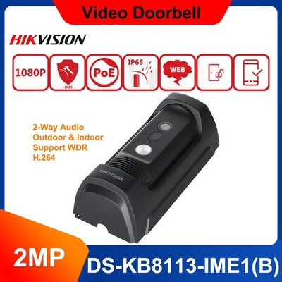 Hikvision DS-KB8113-IME1 IP Video Intercom IP65&IK09 Door Station 2-Way Talk WDR