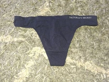 NeW Vs seamless thong Panty XL Navy Logo 