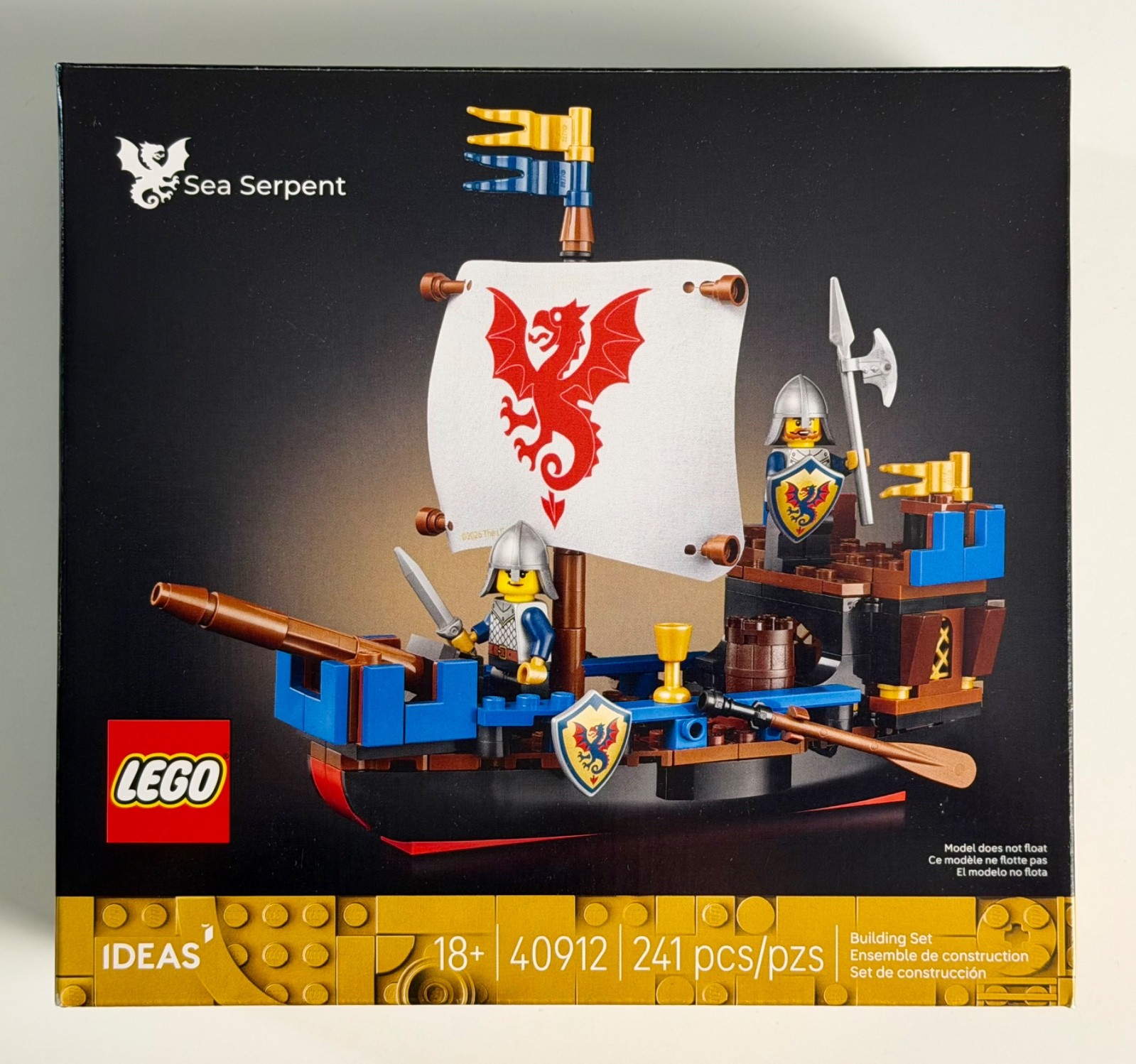 LEGO 40912 IDEAS Sea Serpent Limited Edition GWP 2026 241pc NIB
