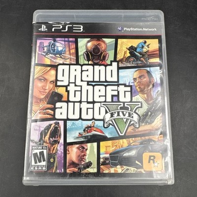 Grand Theft Auto V  PlayStation 3  PS3 2013 Complete Manual Map Insert Five