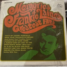 Memories Of Frankie Laine's Greatest Hits Mercury Wing SRW 16349  1967.