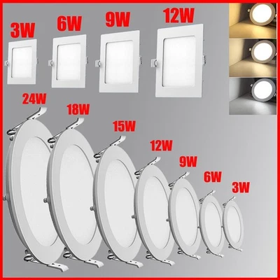 1/5/10x LED Einbauleuchte Einbaustrahler Decken Leuchte Set Einbau Spot 230V - Bild 1 von 4