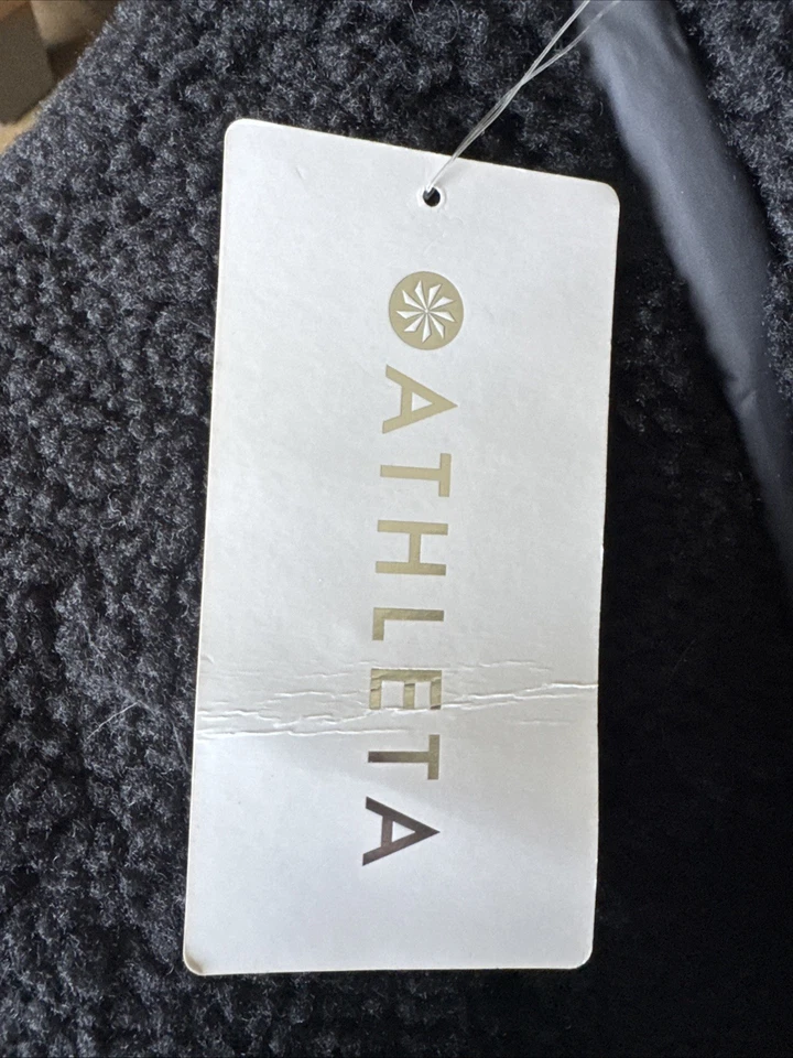 ATHLETA Cozy Day Hybrid Coat Black Women's 3X Plus NWT - Image 4 of 4