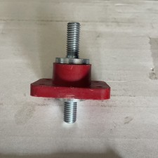 EATON-Bussmann 400A FEED-THRU SINGLE STUD RED 1/2-13 JUNCTION BLOCK, P/N C1925