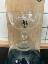 Altes Berliner Wei&szlig;e Glas Landr&eacute;-Breithaupt Berlin Pokalglas Bierglas Vintage