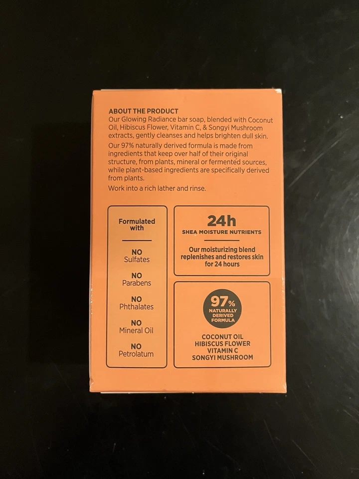 2 Shea Moisture Coconut And Hibiscus Bar Soap, 8oz Each - Image 2 of 2