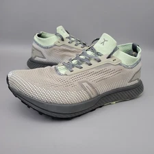 Flux Adapt Trail runner Men size 11 Gray Green Knit Running Sneakers Athletic