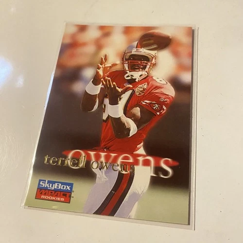 1996 Skybox Impact Rookies - Terrell Owens #62 (RC) - NFL Trading Card