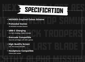 NEOGEO Edition Super Pocket (Hyper Mega Tech!) Evercade Blaze Neo Geo
