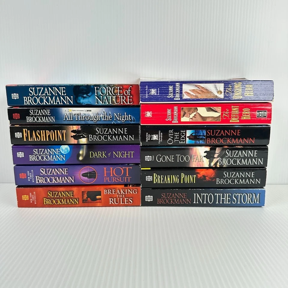 12x Suzanne Brockman Paperback Novels - Troubleshooter's Series - Romantic Suspe Foto 3 de 4