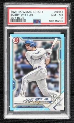 2021 Bowman Draft Sky Blue 205/499 Bobby Witt Jr #BD-47 ey2