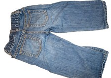 K8 2013 BABY GAP 18-24M Boys Straight 5 Pocket Elastic Waist Denim Blue Jeans