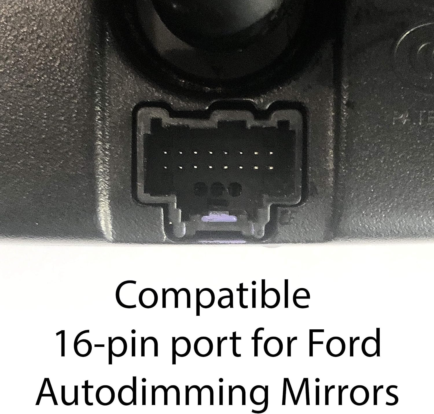 Dashcam Power Adapter (16-Pin Type A) for Ford Vehicles. Compatible with Select 