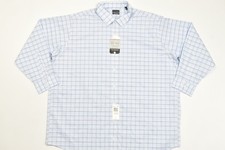 Van Heusen Ultra Wrinkle Free Stretch Dress Shirt Big Fit 18.5 32/33 Plaid