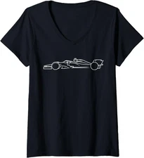 Legendary Racing Sports Car Iconic Racing Car Ladies' V-Neck Tshirt