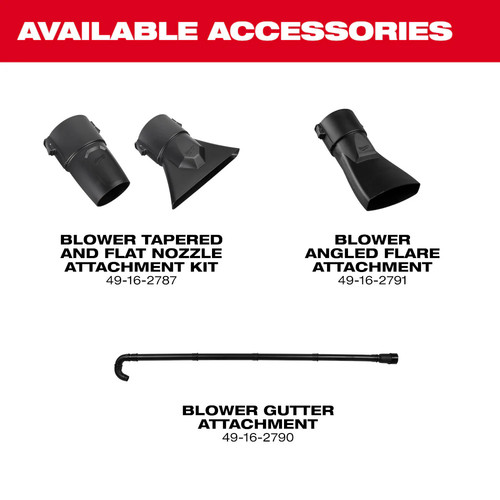 Milwaukee 3017-20 M18 FUEL 18V Cordless Li-Ion Variable Speed Blower - Bare Tool - Afbeelding 12 van 12