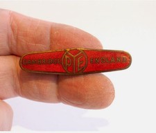 Metal PYE Radio Badge - Came off a Vintage Radio - Bolt Fitting on Back. Rare