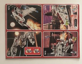 LEGO Star Wars Republic Attack Gunship 7676 INSTRUCTION MANUALS ONLY, 1 & 2!