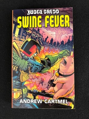 NEW MINT* Judge Dredd: Swine Fever - Andrew Cartmel 2005 Black Flame (BL)