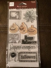 Heidi Grace Halloween Clear Stamps Set 12 Pieces 28834-13
