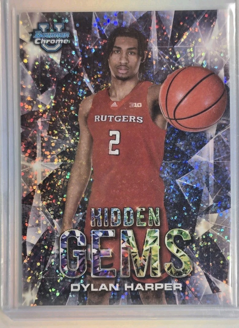 2024-25 Bowman Chrome U Dylan Harper Hidden Gems SUPER RARE