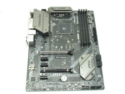 MSI B450 Tomahawk ATX AM4 DDR4 boost Motherboard Arsenal gaming working