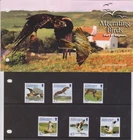 GB ALDERNEY 2002 Migrating Island Birds Series 1 - Raptors Pack SG A185-A190 FDC