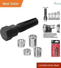 14mm Spark Plug Thread Repair Kit Aluminum Rethread Set Repair Damaged Holes 14mm Spark Plug Thread Repair Kit Aluminum Rethread Set Repair Damaged Holes