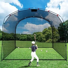 Baseball Batting Cage Net for Backyard 13x10x8FT Heavy Duty Softball Practice fo