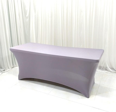 Stretch Tischdecke, 6ft rechteckige Spandex Esstischdecke Vierfach eng anliegend