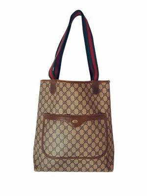 Vintage Gucci Sherry Line GG Supreme Tote Bag Accessory Collection 70s 80s
