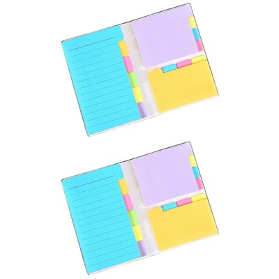  2 STÜCKE Bunte zerreißbare selbstklebige Pads Scratch Pads klebrige Pads Posted