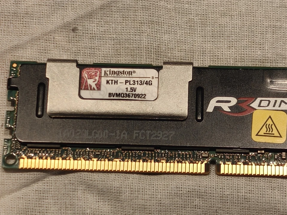 Kingston 8GB (2*4GB) 1333MHz PC3 10600 DDR3 RDIMM Kit (for servers!) - Image 2 of 3