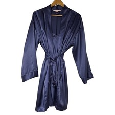 Victoria's Secret Vintage Robe Chemise Set Purple Lace Trim Sleepwear M Y2K