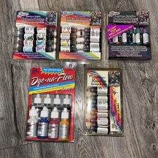 Posh Impressions Inkabilities Lot  FLORAL Brights Metallics Etc. Rainbow Sponge