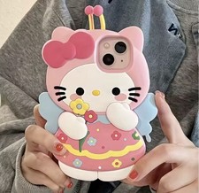 Cute Kitty 3D Phone Case For iPhone 17 16 15 Pro Max 14 13 12 11 X 7 8 Cover