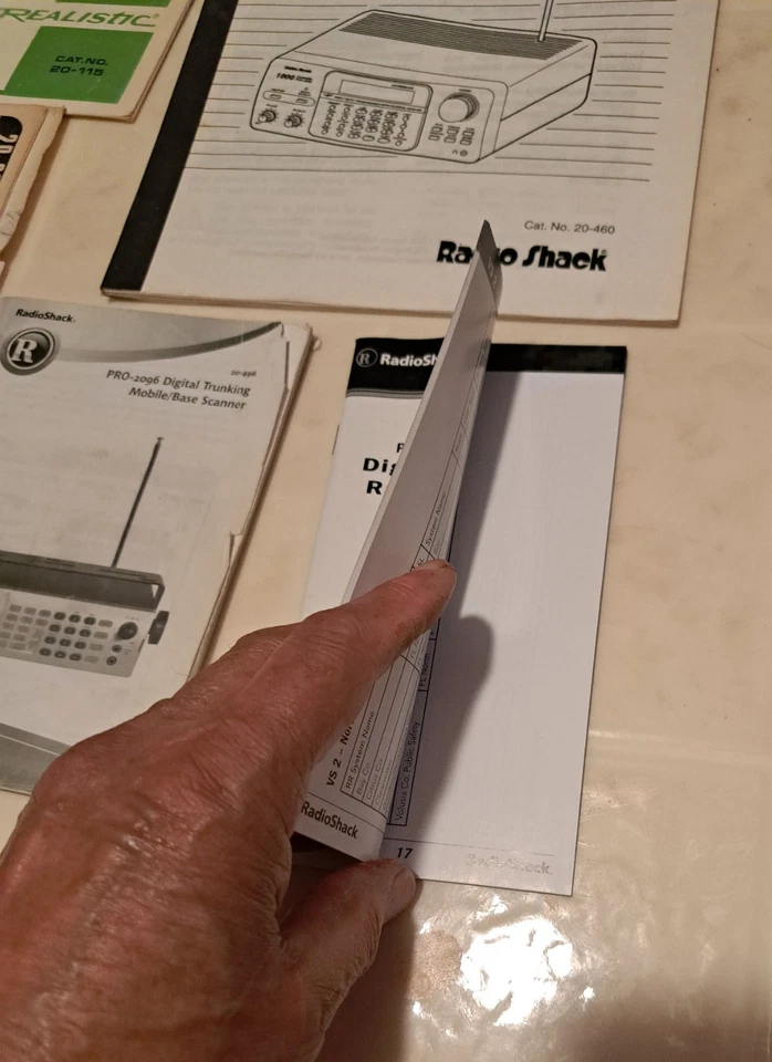 Realistic Pro-2001, -2096, -106/7 Scanner Manuals + Service Manual DX-300 pcopy - Image 4 of 4