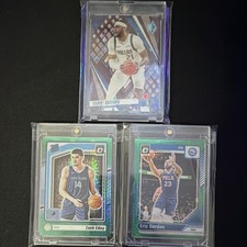 Panini Donruss Optic NBA 2024-25 3 Card Lot Parallel Gafford Edey Gordon