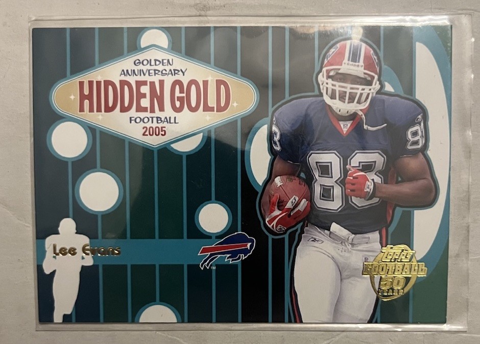 2005 Topps Golden Anniversary Hidden Gold Bills Football Card #HG5 Lee Evans