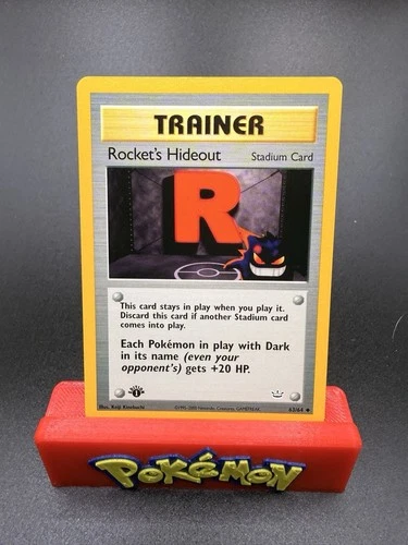 Rocket's Hideout 63/64 Neo Revelation Regular- 1st Edition-Gengar Art NM/M